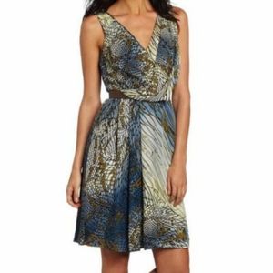 NWT, Anne Klein Collection Vintage Multi-color Dress (Flaws)